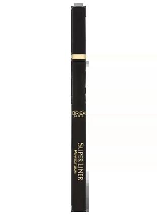 Підводка для очей l'oreal paris super liner perfect slim 03 — intense black (чорний)