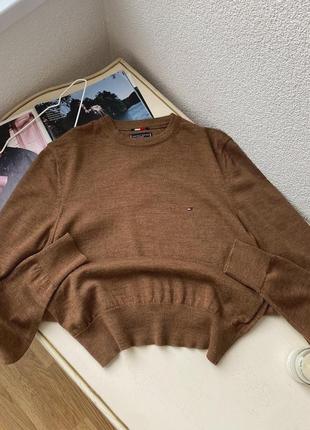 Ідеальний стильний шерстяний😍светрик від дорогого крутого бренду Kapuzenpullover tommy hilfiger💔