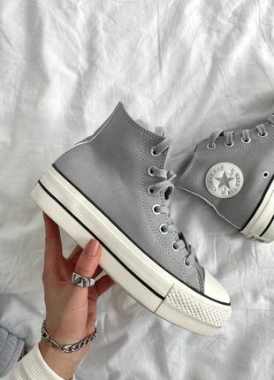 Осінні кеди converse на флісі6 фото