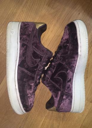 Nike air force 1 velvet3 фото