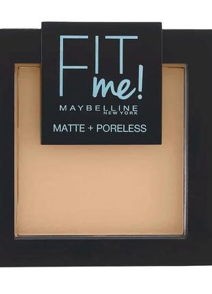 Пудра для лица maybelline new york fit me matte + poreless 120 - classic (классический)