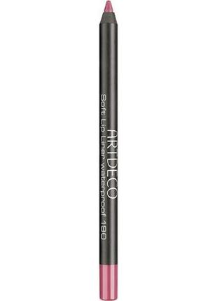 Олівець для губ artdeco soft lip liner waterproof 190 — cool rose1 фото