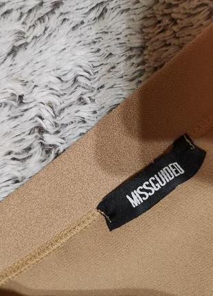 Юбка длинная, юбка бежевая, юбка миди, missguided7 фото