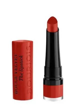 Помада для губ bourjois paris rouge velvet lipstick 21 - grande roux