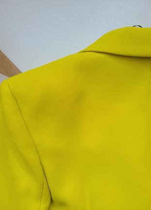 Сукня жакет піджак блейзер лимонне zara s10 фото