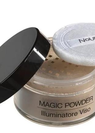 Пудра для обличчя та тіла nouba magic powder 19 — темний1 фото