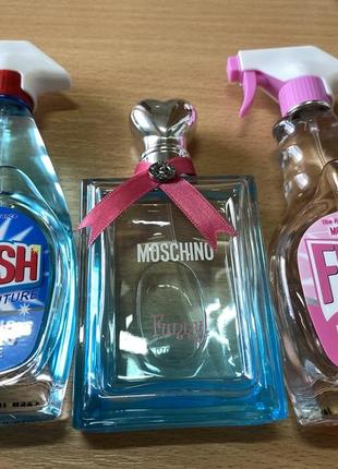 Сет пробників з 3х ароматів по moschino оригінал fresh funny