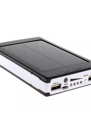 Умб power bank solar 90000 mah мобільне зарядне з сонячною панеллю та лампою, power bank charger батарея3 фото