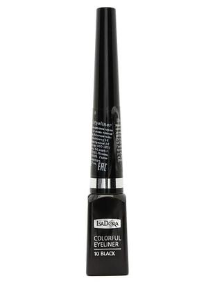Підводка isadora colorful eyeliner 10 — black (чорний)