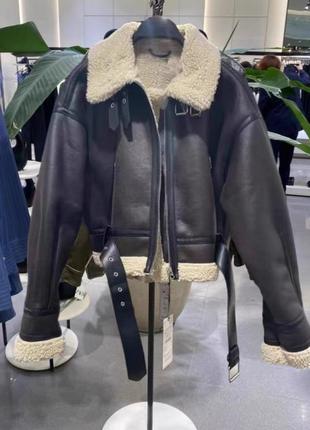 Новая дубленка 2023 новинка zara
