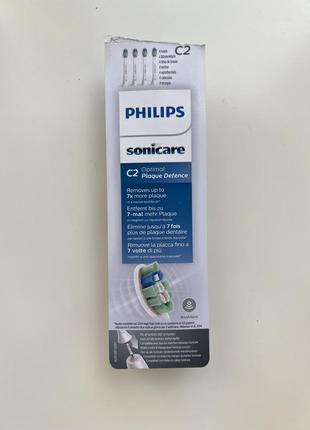 Насадки для зубной щетки philips sonicare hx9024/10 c2 optimal plaque defense