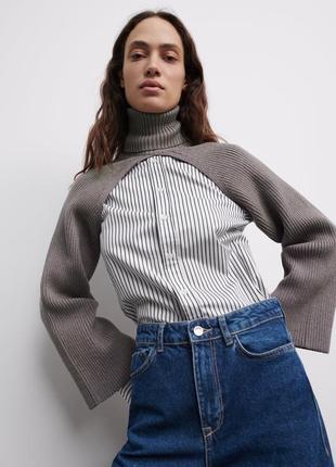 Zara светр/рукави болеро-стиль1 фото