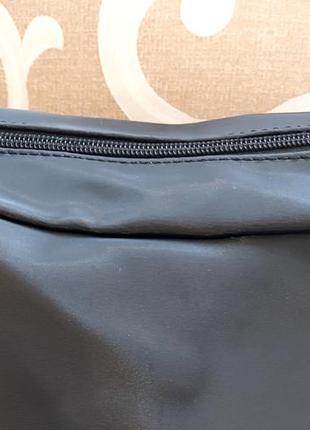 Средняя черная мягкая сумка6 фото