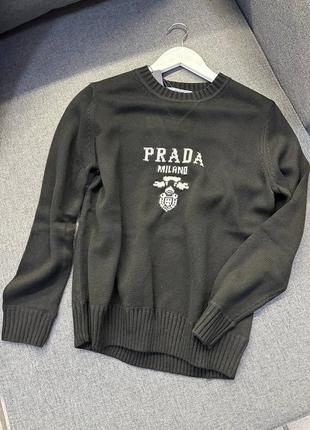 Свитер кофта prada оверсайз