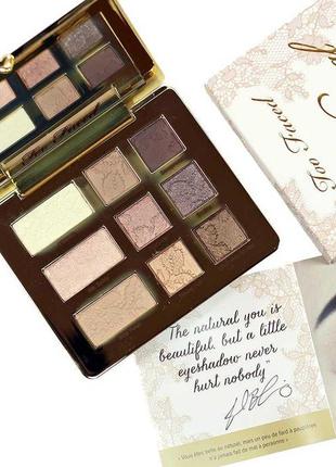 Too faced natural eye palette1 фото