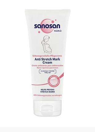 Крем от растяжек sanosan mama anti-stretch mark cream для беременных, 200 мл