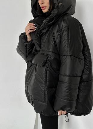 Женская теплая осенняя куртка,анорак,баллоновая куртка,женская осенняя тёплая куртка, пуховик,короткая куртка7 фото