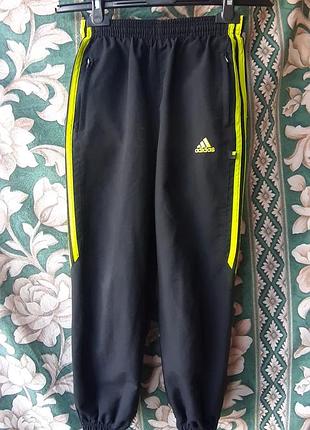 Дитячі спортивні чорні штани adidas костюм адідас футбольна форма шкільні