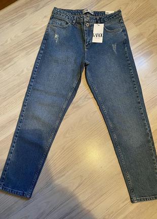 Стильні мом фіт джинси 38р karol як zara6 фото