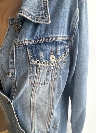 Джинсовый пиджак2 фото
