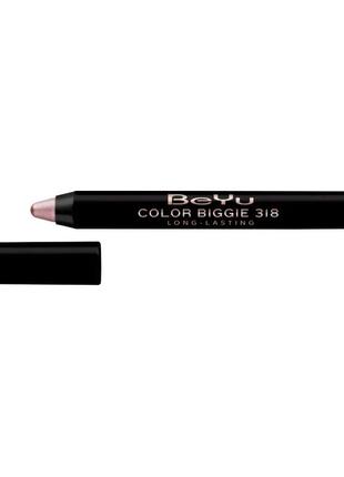 Тени-карандаш для век beyu color biggie long-lasting 318 - rosegold calling