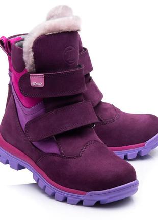 Зимові черевики для дівчаток leo 108849 (р.21-36)1 фото
