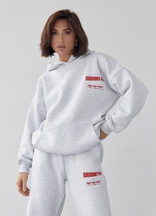 Спортивный костюм турция трехнить на флисе пенье3 фото