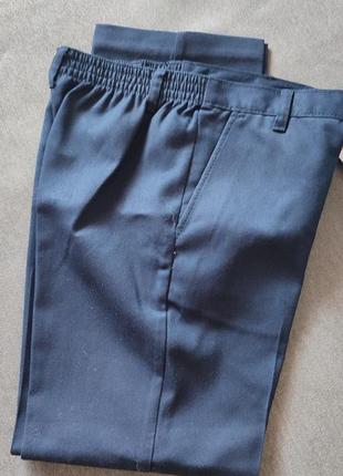 Шкільні сині штани штани george regular leg англія, хлопчику на 8-9 років, зріст 128-135 см9 фото