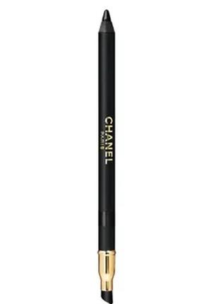 Контурний олівець для очей chanel le crayon yeux 01 — noir (чорний) тестер