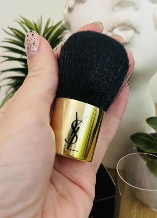 Оригінал пензель кабукі yves saint laurent kabuki brush оригинал кисточка кабуки3 фото