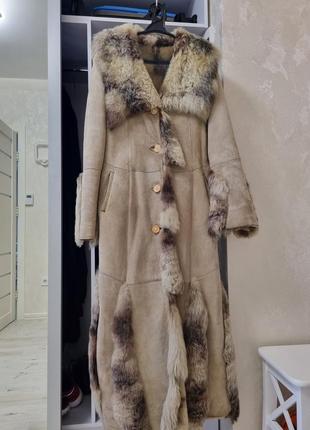 Королевская дубленка натуральная тосканая