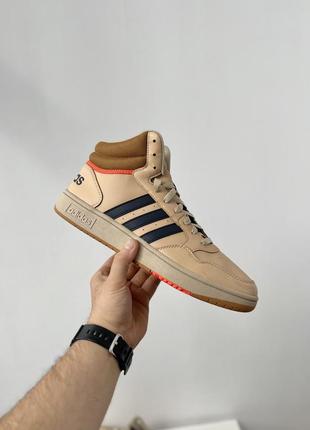 Утепленные кроссовки \ ботинок adidas hoops 3.0 mid