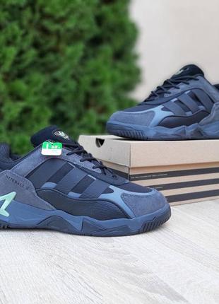 Adidas niteball ii сірі з чорним кросівки чоловічі замшеві зимові з хутром топ якість зима ботінки сапоги високі теплі адідас