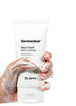 Пенка для умывания dr.jart+ dermaclear micro foam micro-mousse2 фото