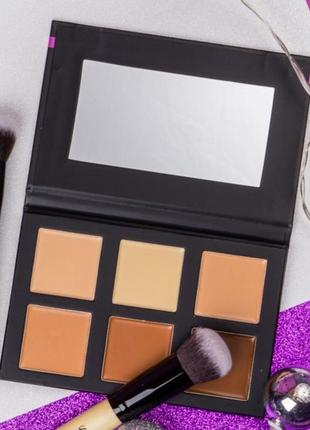 Набор палитр для макияжа shany 4-layer contour and highlight makeup kit5 фото
