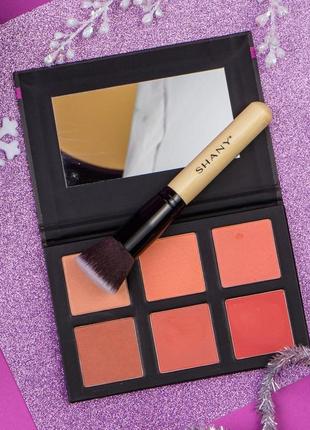 Набор палитр для макияжа shany 4-layer contour and highlight makeup kit6 фото