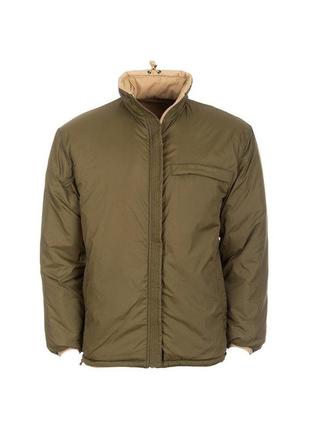 Реверсна куртка sleeka elite tan / green