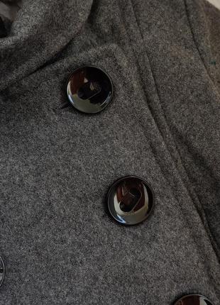 Стильное высококачественное драповое женское пальто от американского бренда3 фото