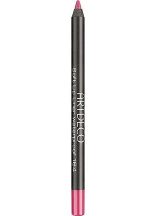 Олівець для губ artdeco soft lip liner waterproof 184 — madame pink1 фото