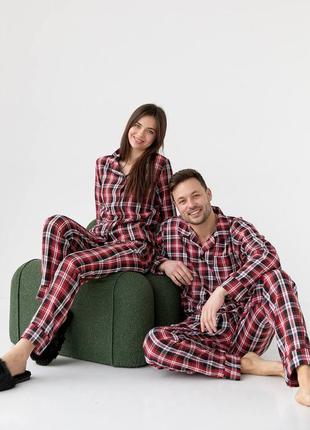 Парные пижамы в клетку