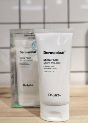 Пенка для умывания dr.jart+ dermaclear micro foam micro-mousse4 фото