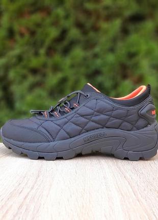 Merrell ce cup moc черные с оранжевым кроссовки термо мужские топ качество осенние зимние евро зима водонепроницаемые ботинки сапоги низкие теплые мерол7 фото