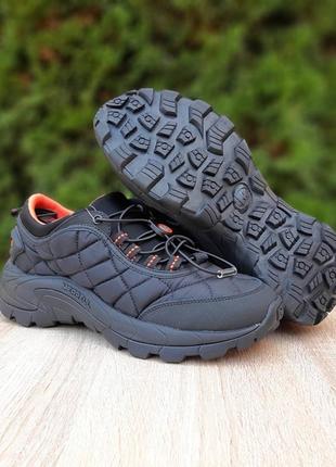 Merrell ce cup moc черные с оранжевым кроссовки термо мужские топ качество осенние зимние евро зима водонепроницаемые ботинки сапоги низкие теплые мерол9 фото