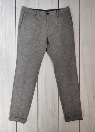 Чоловічі штани якісні сірі брюки з віскозою 32 r5 фото