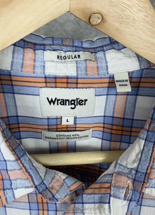 Рубашка с коротким рукавом в клетку wrangler4 фото