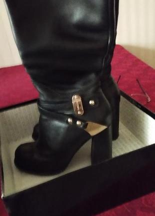 Сапоги натуральная кожа vessardi