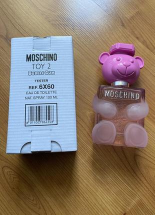 Женские духи moschino toy 2 bubble gum (тестер) 100 ml.