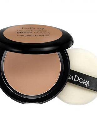 Пудра для лица isadora velvet touch sheer cover 48 - neutral almond