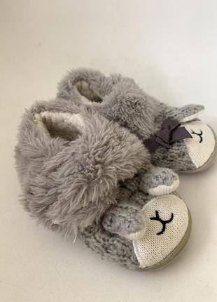 .тапочки-кролики tu 26-27 р 16,5-17 см.меховые тапочки для дома.туфельки