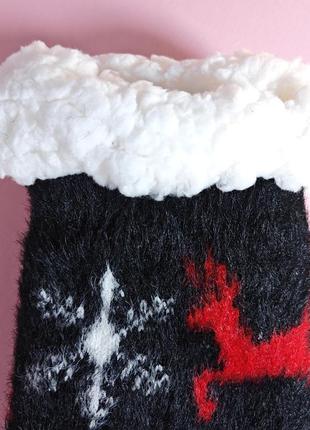 Носки валенки, тёплые на меху, домашние носки2 фото